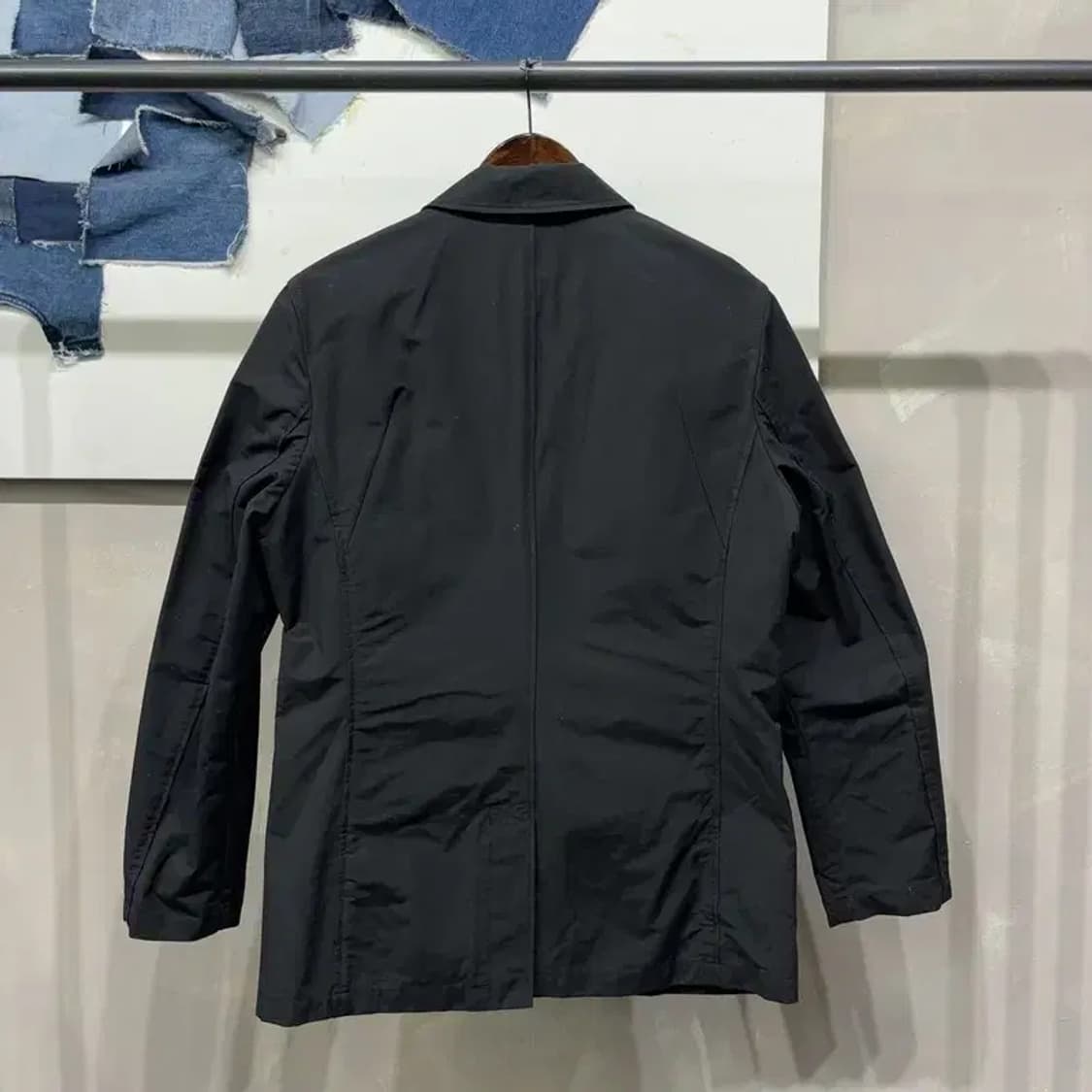 (105) 나우 캐주얼 베이직 싱글 코튼 블레이저 자켓 상품이미지4