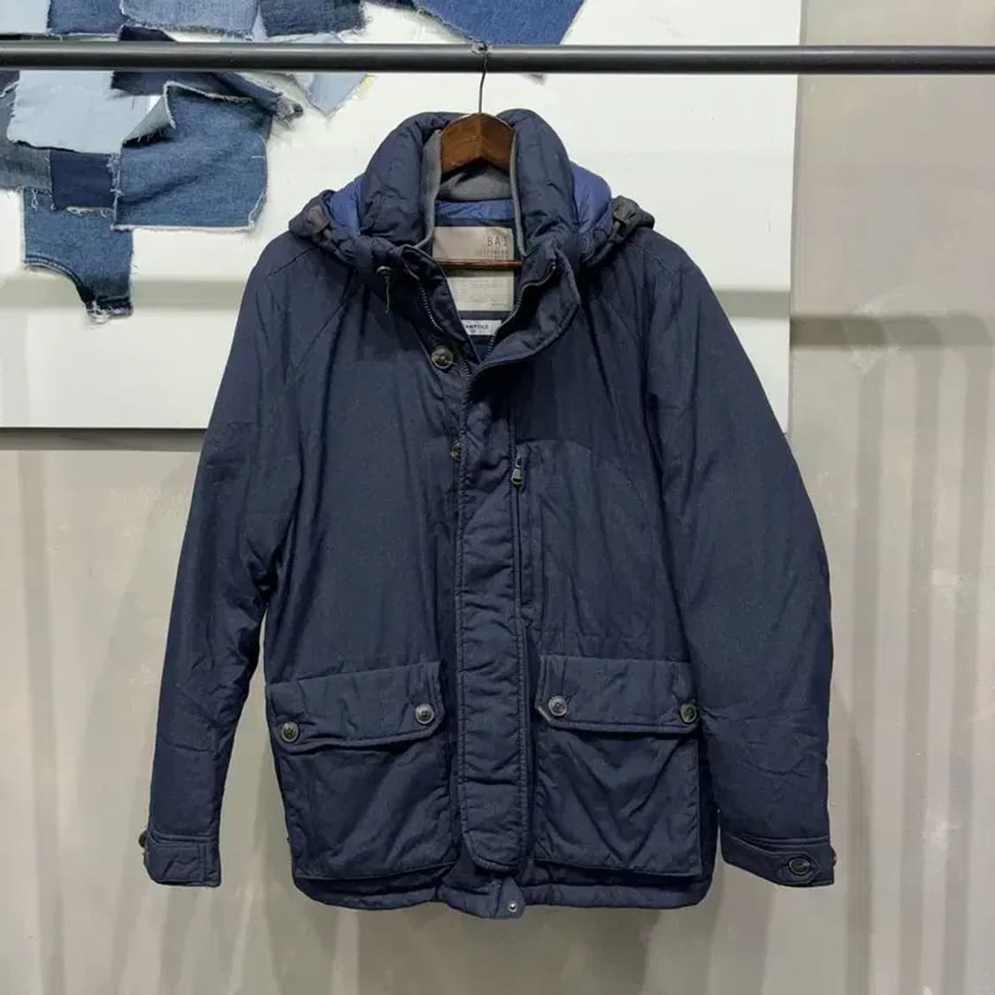 (100) 빈폴 캐주얼 구스다운 거위털 패딩 점퍼 상품이미지1