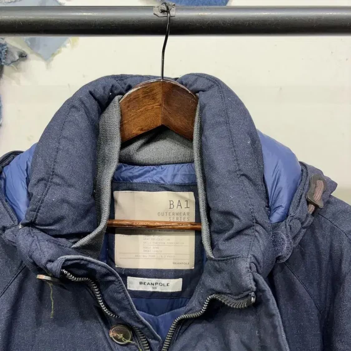 (100) 빈폴 캐주얼 구스다운 거위털 패딩 점퍼 상품이미지2