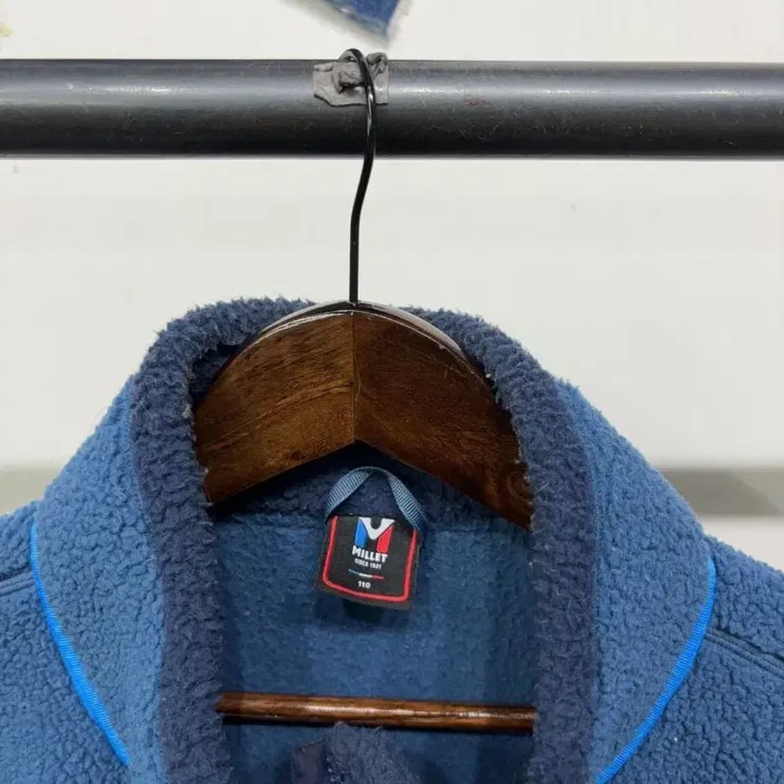 (110) 밀레 아웃도어 캐주얼 배색 뽀글이 후리스 자켓 상품이미지2