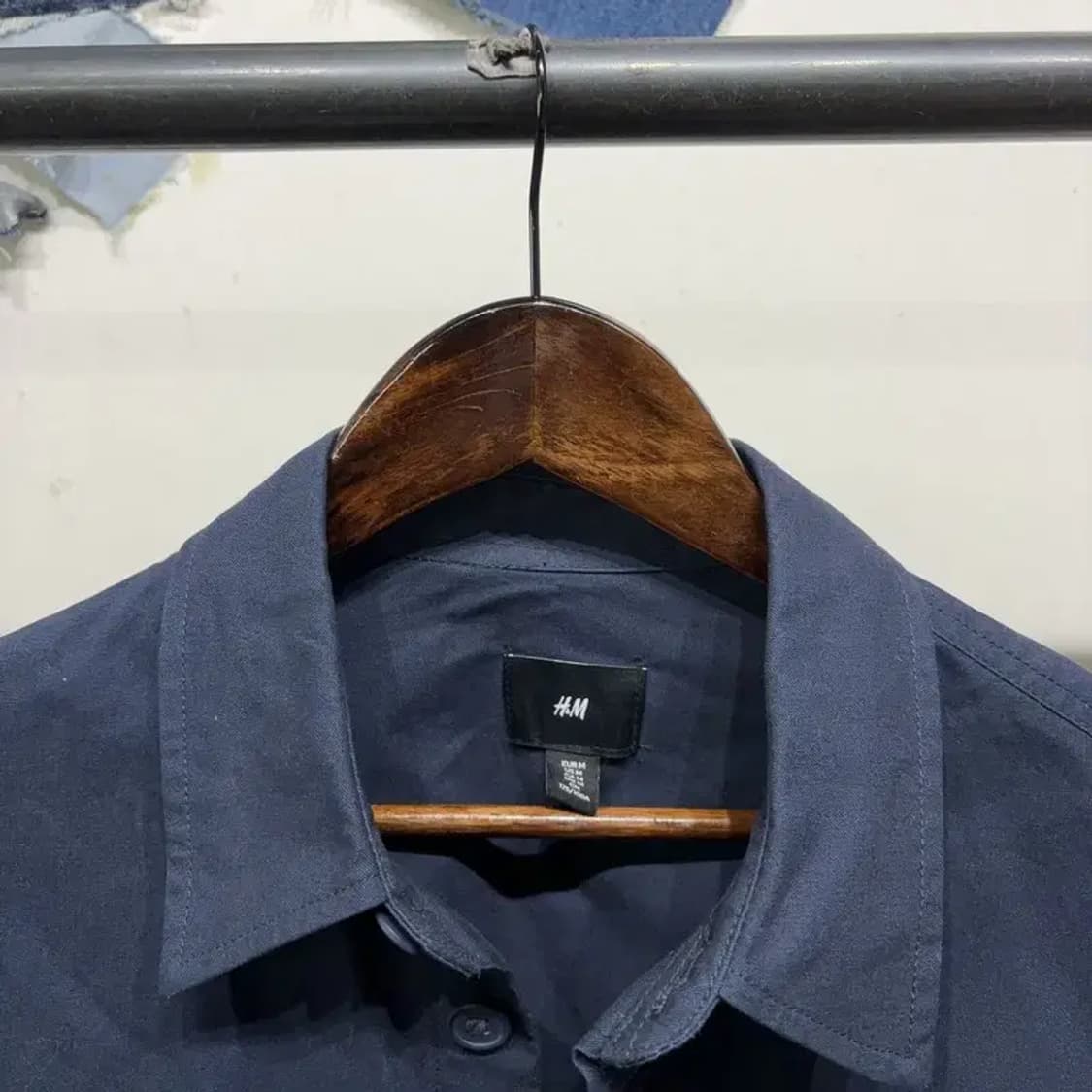 (100) H.M 흐앤므 캐주얼 프린팅 셔츠 남방 상품이미지2