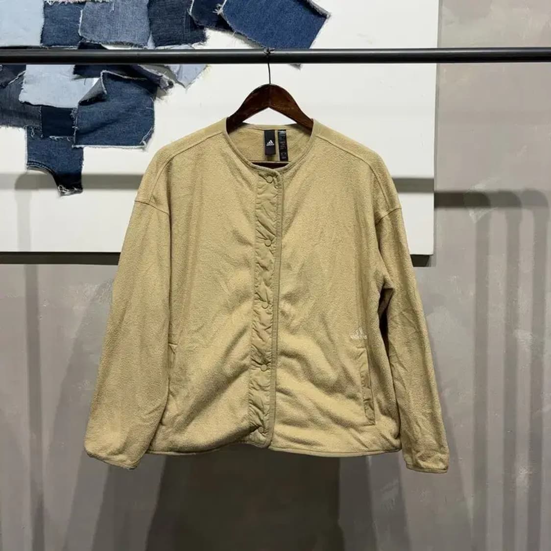 (90) 아디다스 여성 캐주얼 후리스 카라리스 자켓 상품이미지1