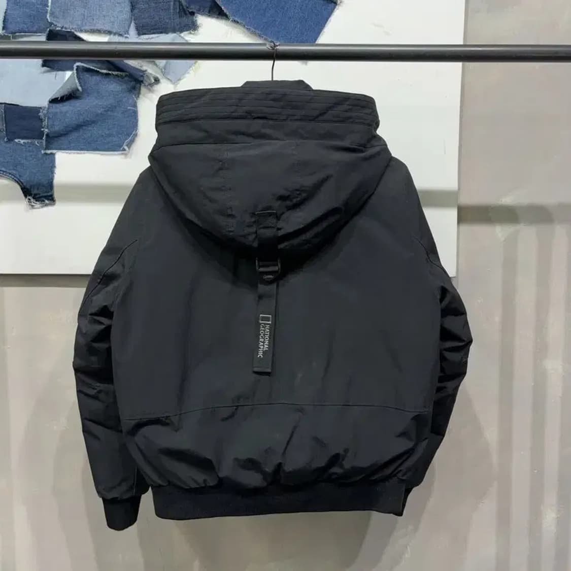 (90) 내셔널지오그래픽 아웃도어 후드 덕다운 오리털 숏패딩 상품이미지4