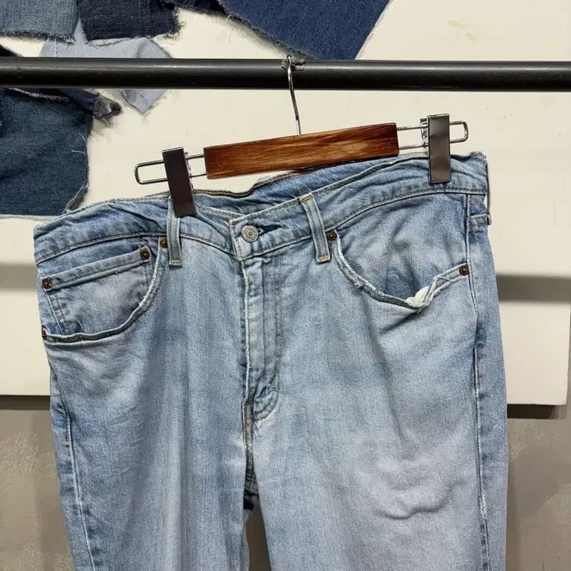 (34인치) 리바이스 511 캐주얼 연청바지 데님팬츠 상품이미지2