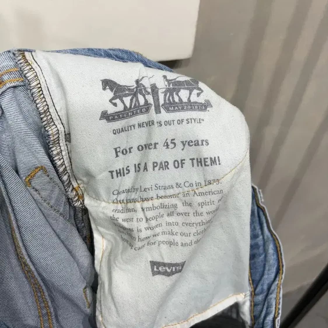 (34인치) 리바이스 511 캐주얼 연청바지 데님팬츠 상품이미지5