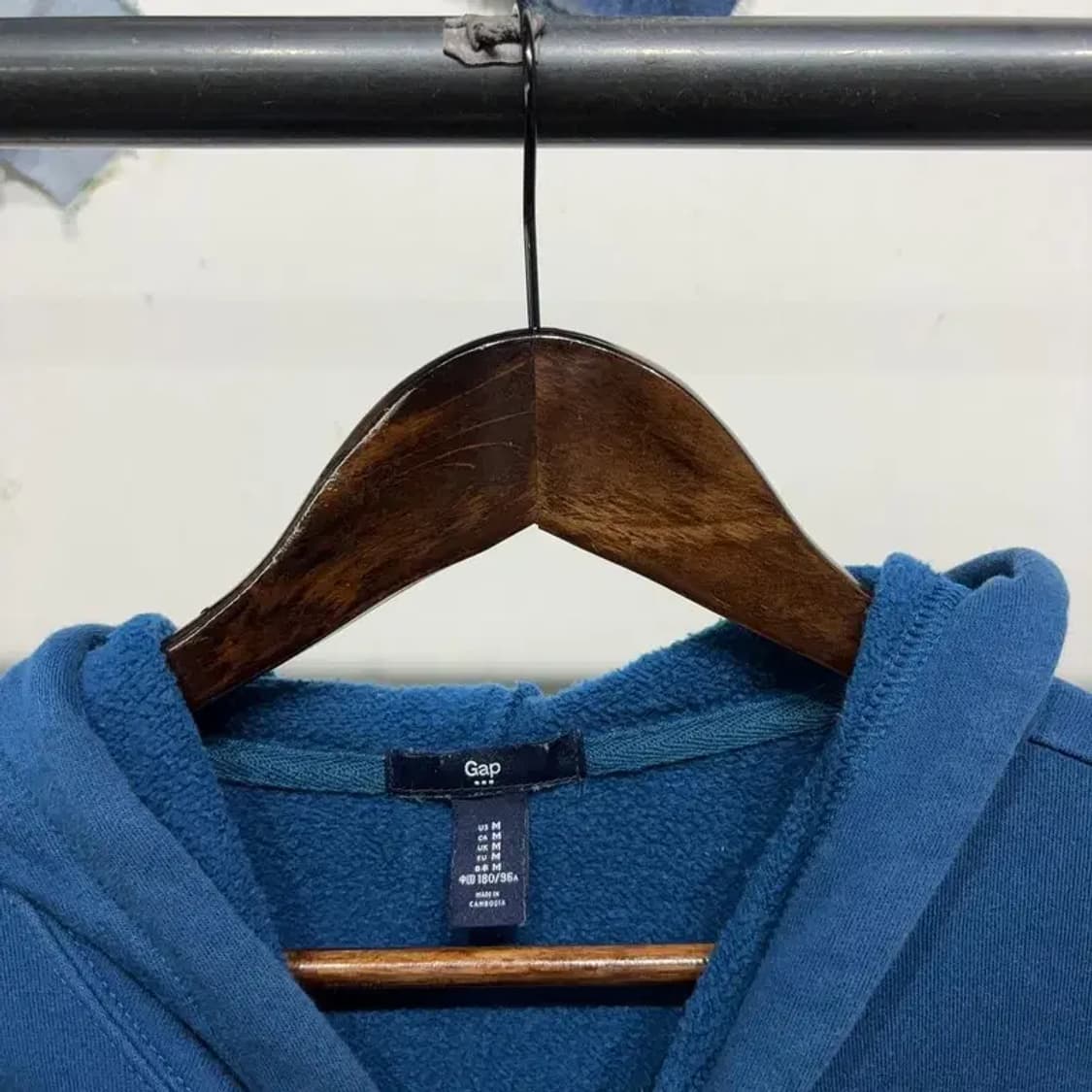 (95) GAP 갭 캐주얼 스트릿 빅로고 기모 후드티 상품이미지2