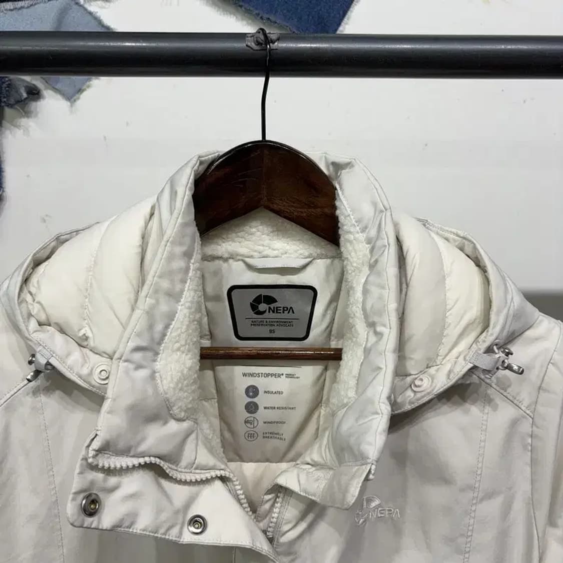 (95) 네파 여성 등산 고어텍스 구스다운 거위털 패딩 코트 상품이미지2
