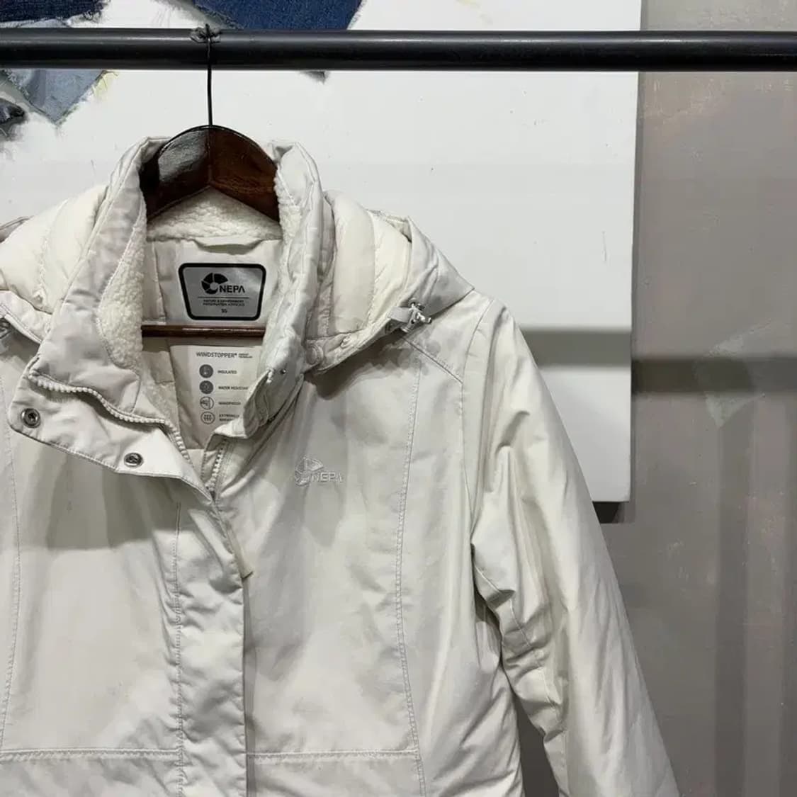 (95) 네파 여성 등산 고어텍스 구스다운 거위털 패딩 코트 상품이미지3