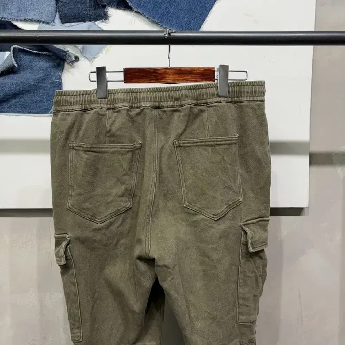 (32~34인치) 카이아크만 밀리터리 밴딩 카고 조거팬츠 바지 상품이미지4