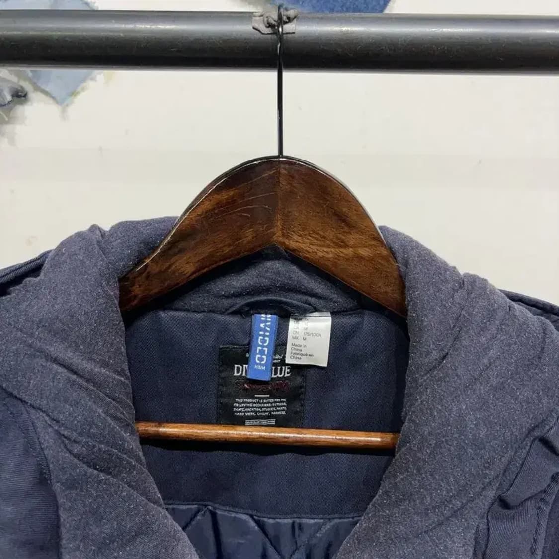 (95) H.M 흐앤므 캐주얼 패디드 코튼 바시티 자켓 상품이미지2