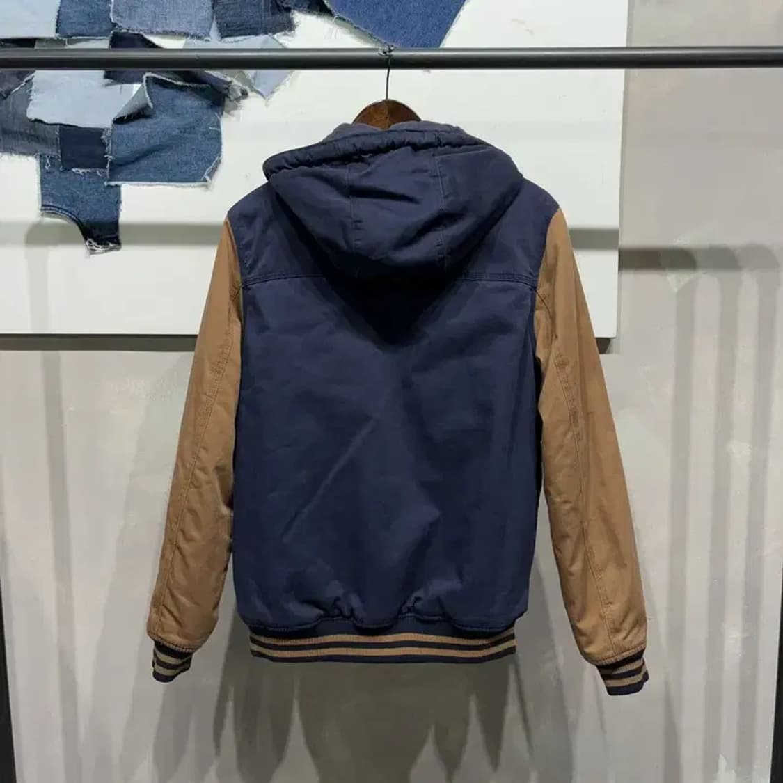 (95) H.M 흐앤므 캐주얼 패디드 코튼 바시티 자켓 상품이미지4