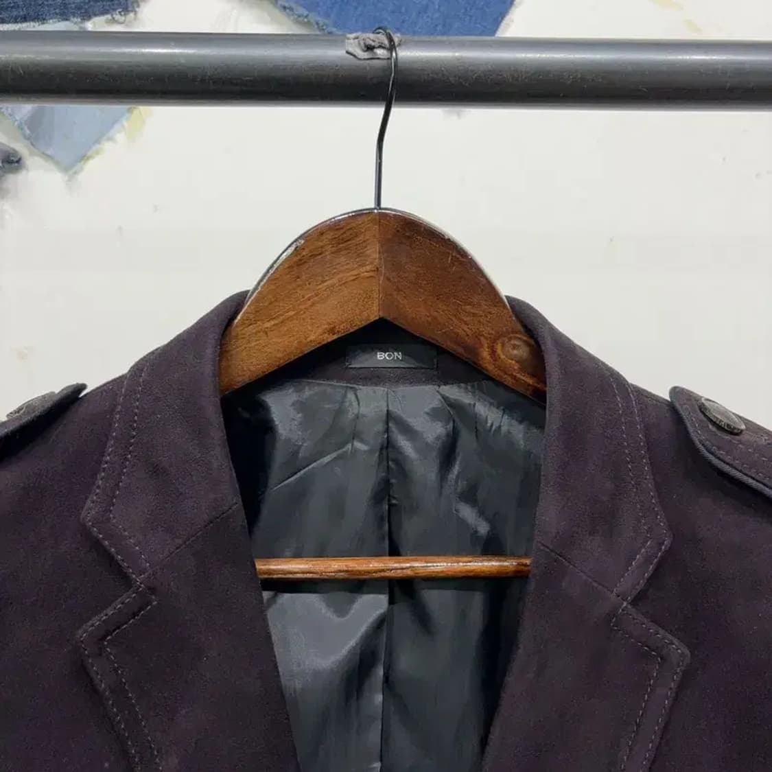 (95) 본 여성 캐주얼 스웨이드 블레이저 자켓 상품이미지2