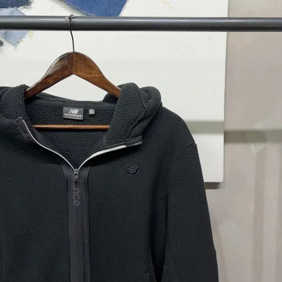 (95) 뉴발란스 캐주얼 스트릿 후리스 후드집업 자켓 상품이미지3