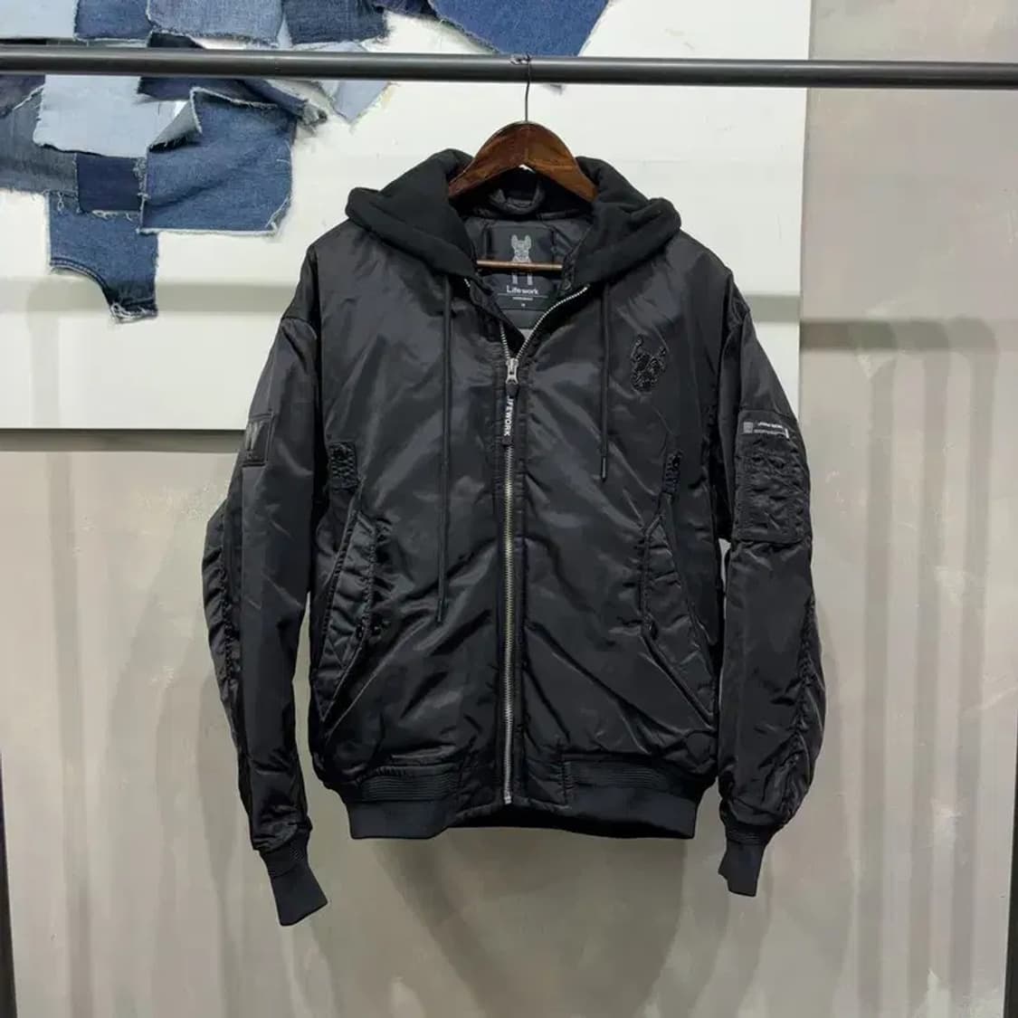 (95) 라이프워크 스트릿 캐주얼 후드 항공점퍼 자켓 상품이미지1