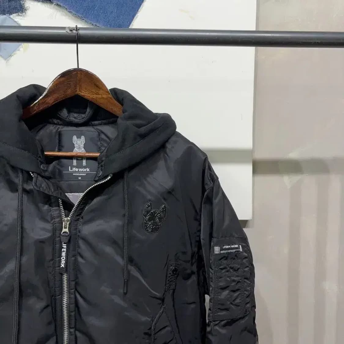 (95) 라이프워크 스트릿 캐주얼 후드 항공점퍼 자켓 상품이미지3