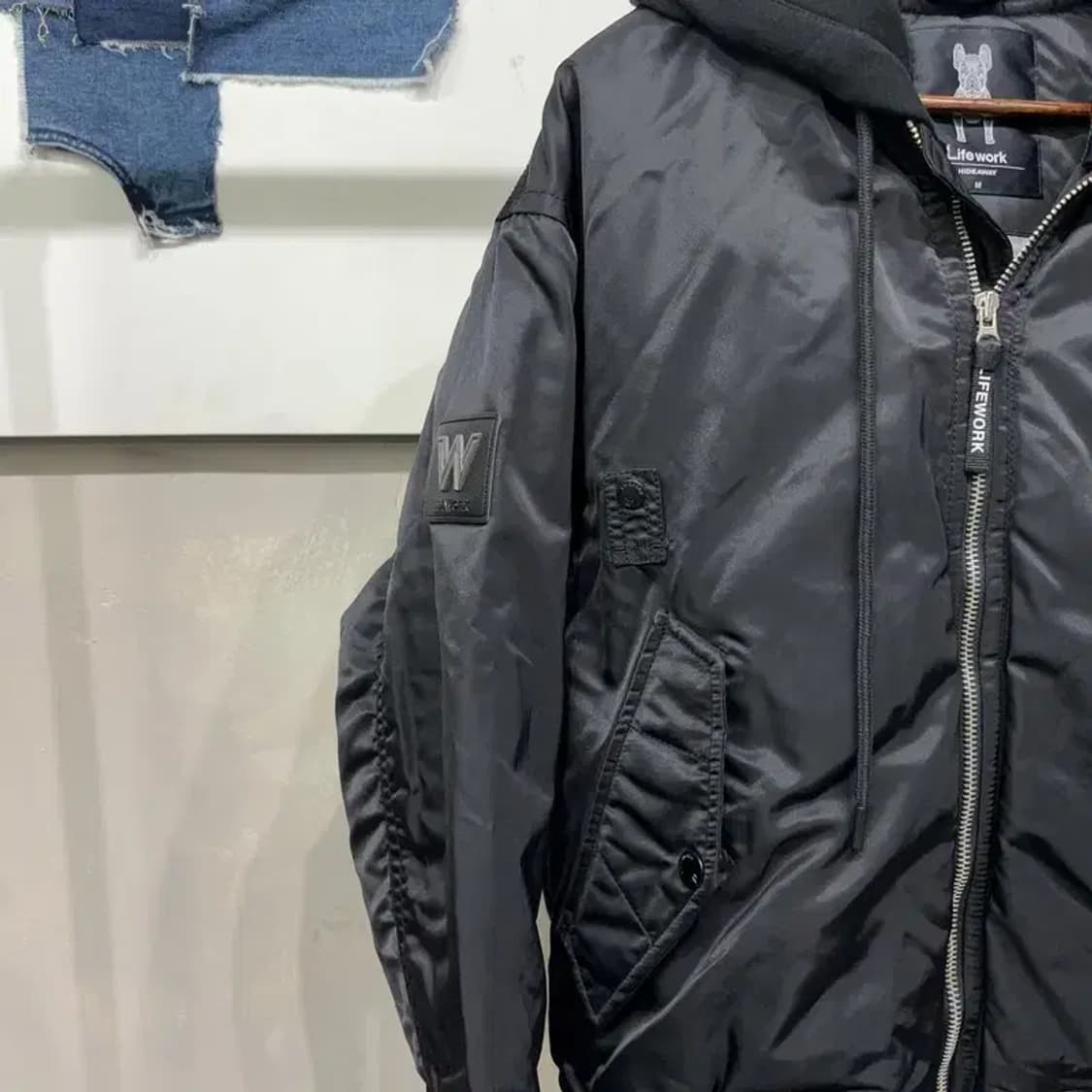 (95) 라이프워크 스트릿 캐주얼 후드 항공점퍼 자켓 상품이미지4
