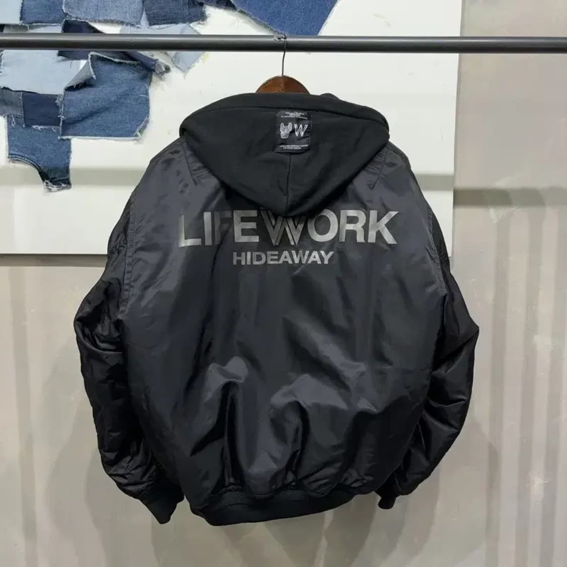 (95) 라이프워크 스트릿 캐주얼 후드 항공점퍼 자켓 상품이미지5