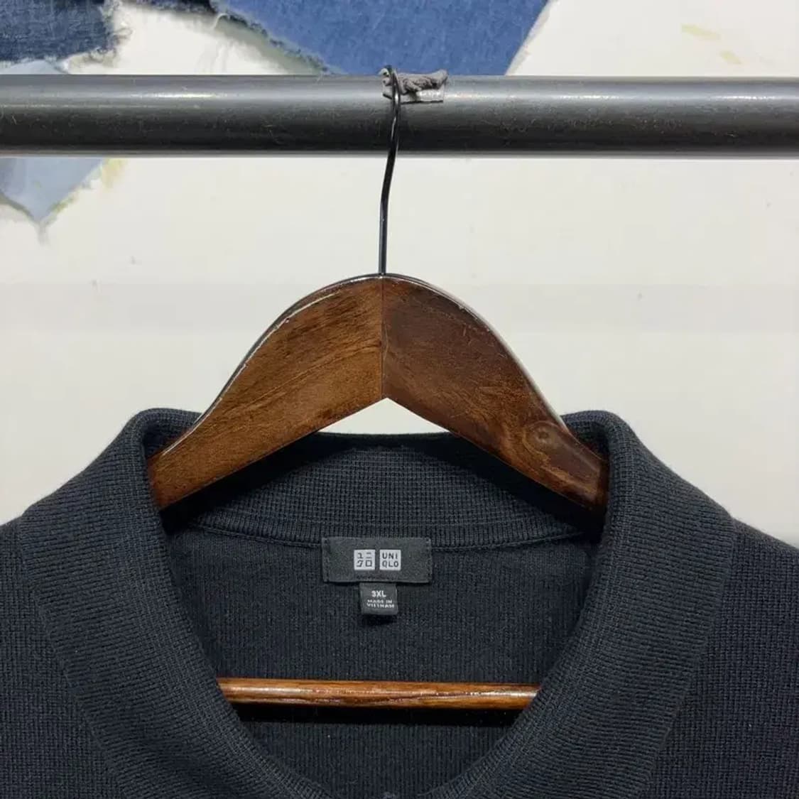 (115) 유니클로 캐주얼 카라 포켓 니트 가디건 상품이미지2