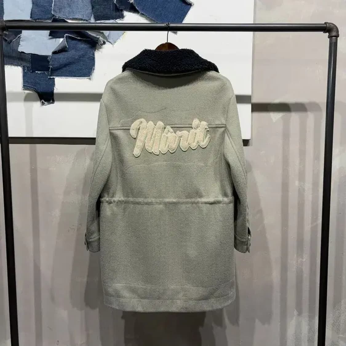 (55) 듀엘 여성 캐주얼 털카라 울 모직 롱코트 상품이미지4