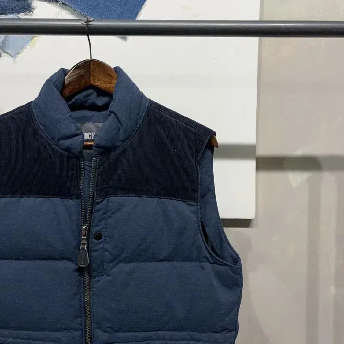 (100) 버커루 캐주얼 덕다운 오리털 패딩 조끼 상품이미지3