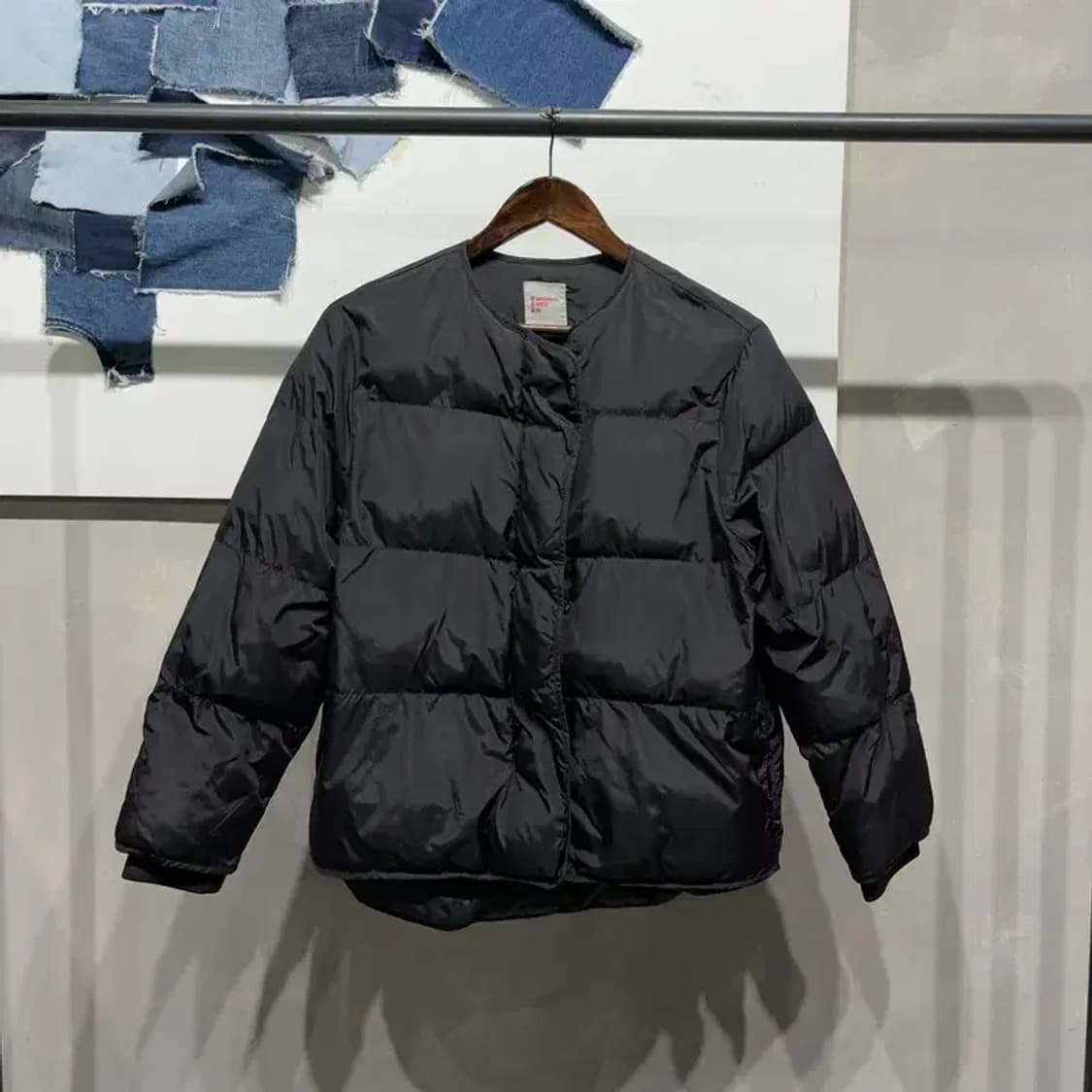 (85) 에잇세컨즈 여성 캐주얼 노카라 라운드넥 패딩 자켓 상품이미지1