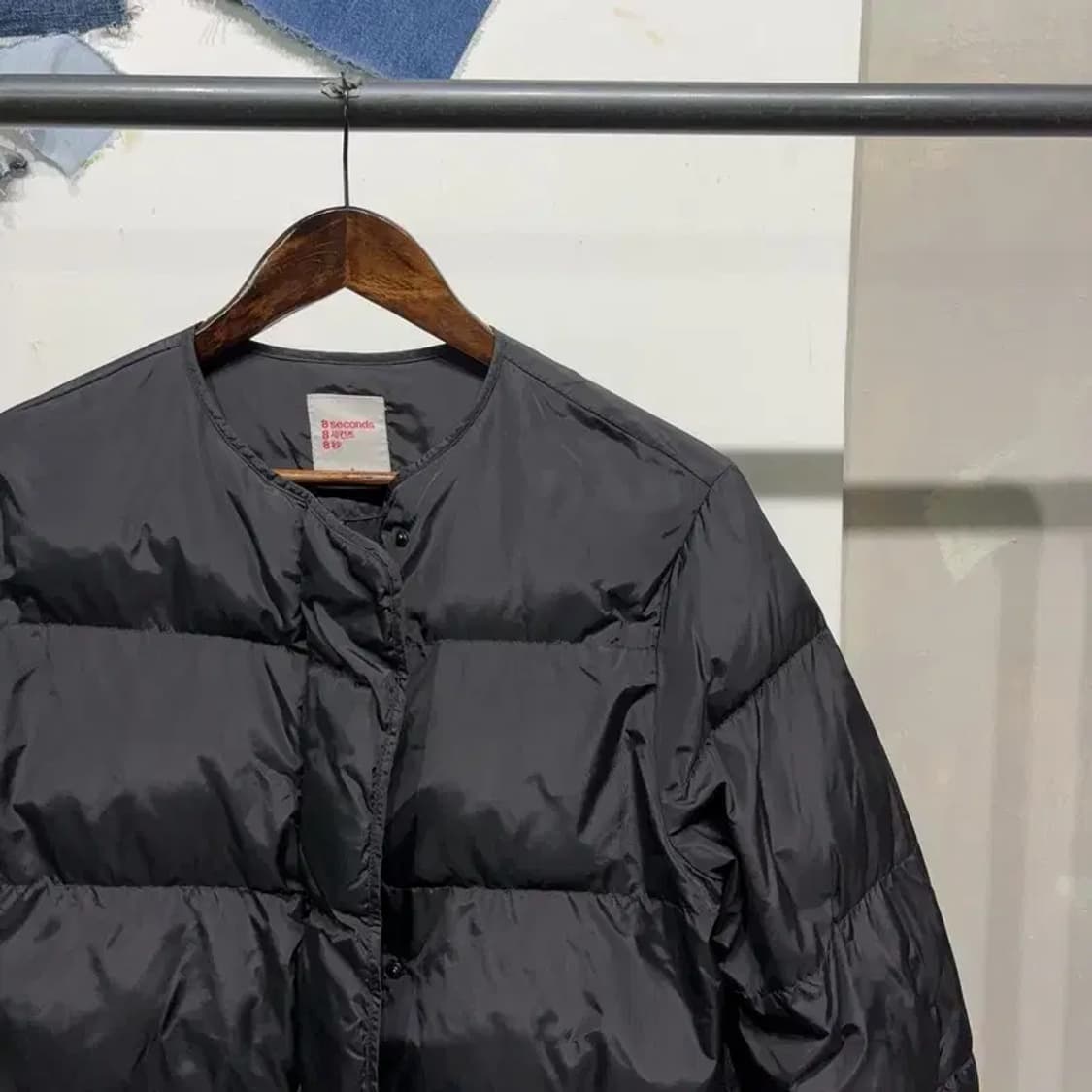 (85) 에잇세컨즈 여성 캐주얼 노카라 라운드넥 패딩 자켓 상품이미지3