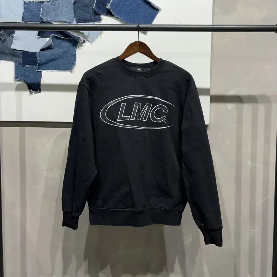 (90) LMC 스트릿 캐주얼 프린팅 맨투맨 긴팔 티 상품이미지1