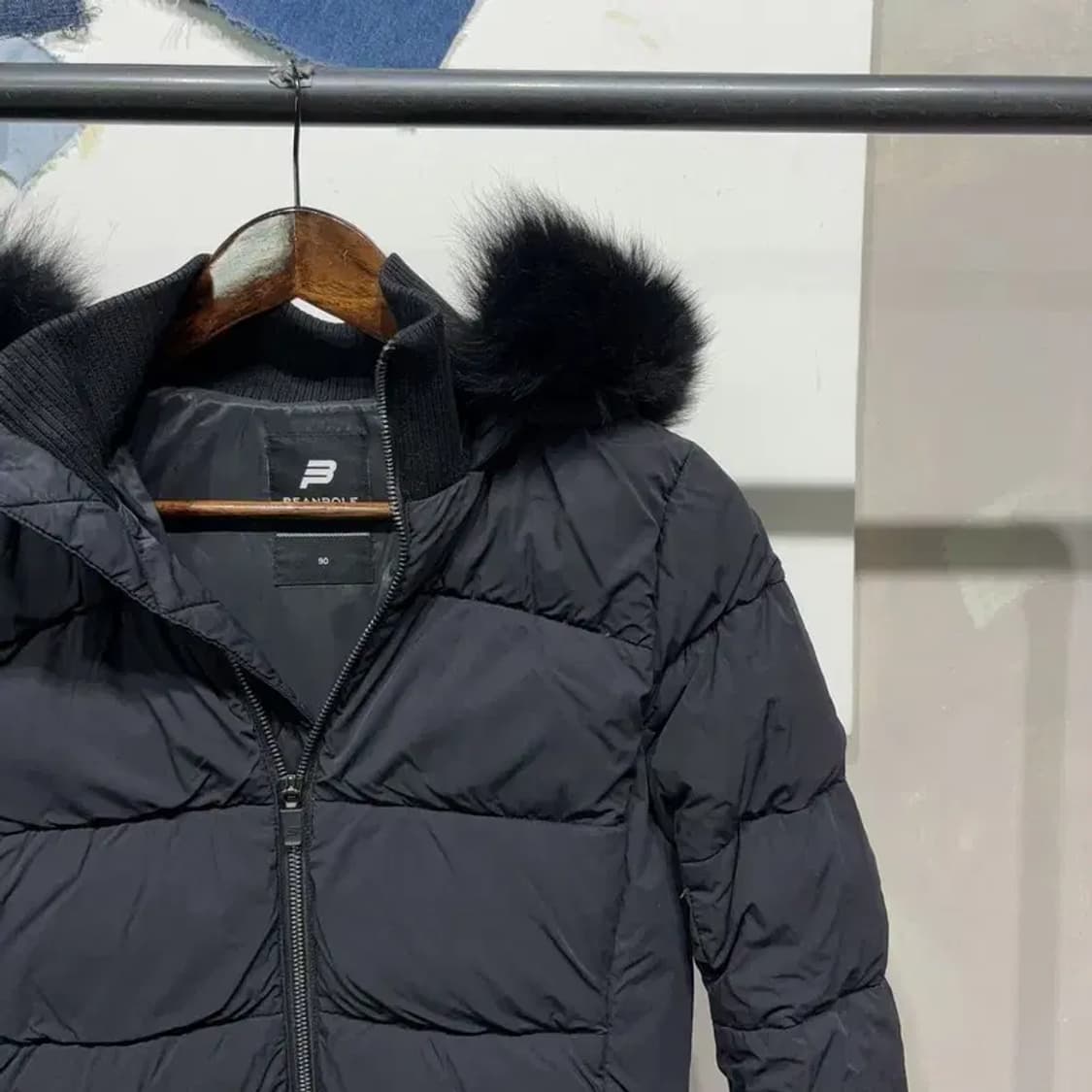 (90) 빈폴 스포츠 여성 구스다운 거위털 하프 패딩 상품이미지3