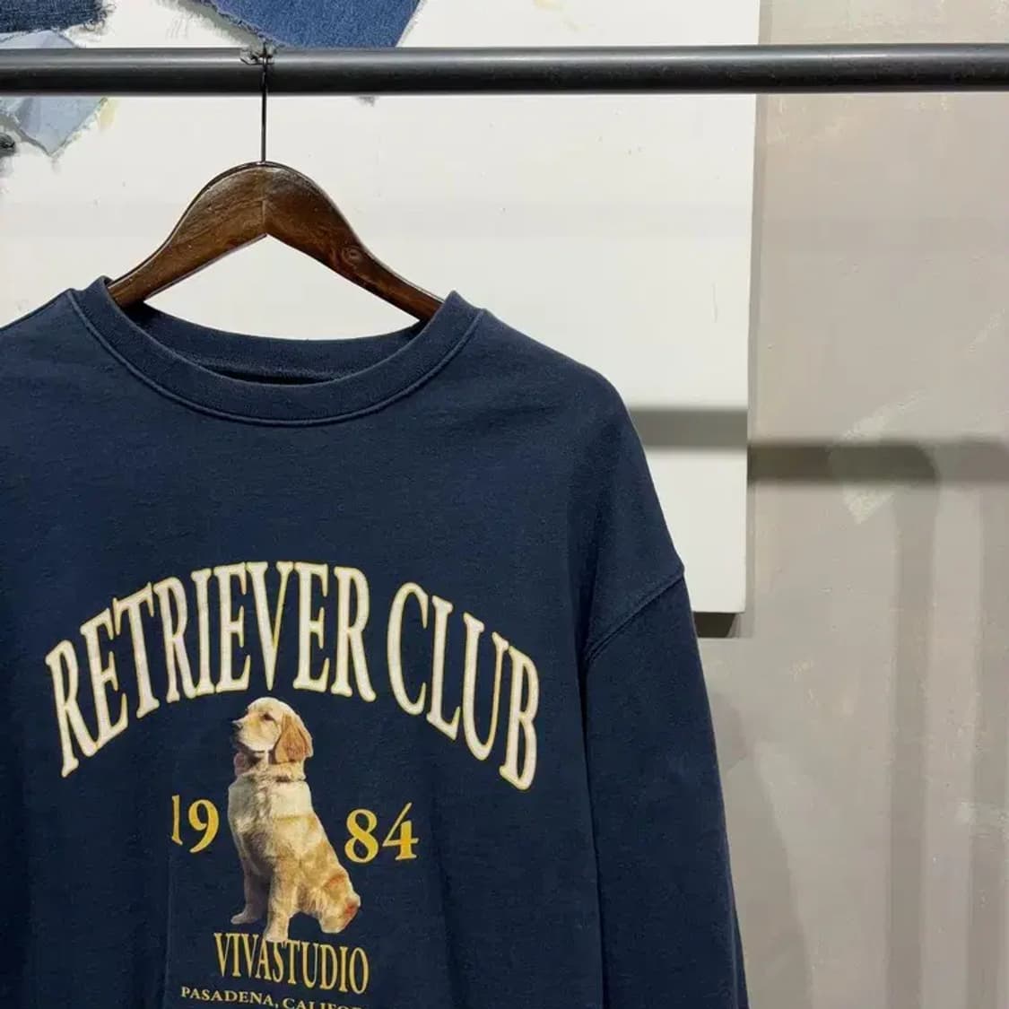 (105) 비바스튜디오 스트릿 캐주얼 빅프린팅 맨투맨 긴팔 티 상품이미지3