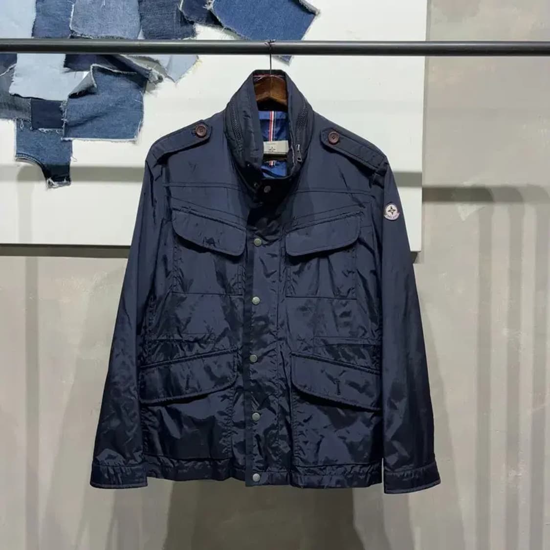 (100) 마인드브릿지 캐주얼 네이비 헌팅 필드 자켓 상품이미지1