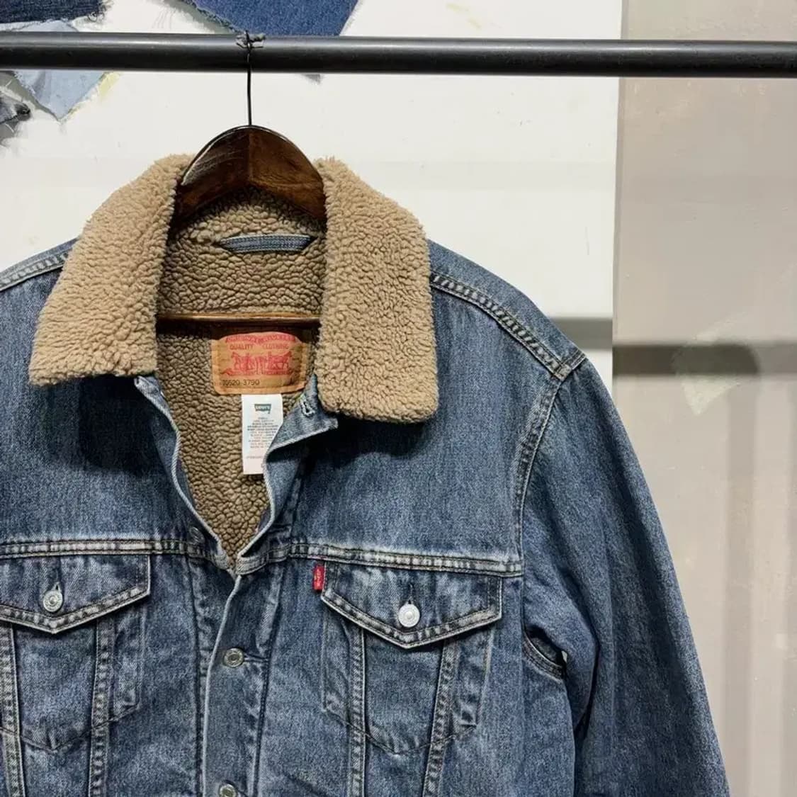 (100) 리바이스 캐주얼 양털 후리스 쉐르파 데님자켓 상품이미지3