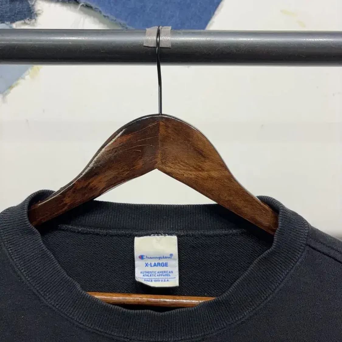 (100) 챔피온 스트릿 캐주얼 로고 프린팅 맨투맨 긴팔 티 상품이미지2