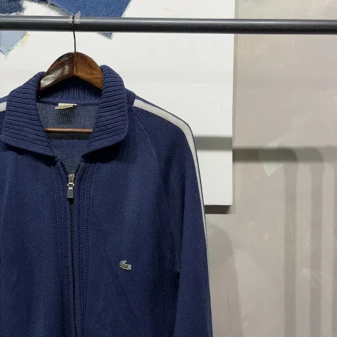 (105) 라코스테 서광 올드스쿨 니트집업 자켓 상품이미지3