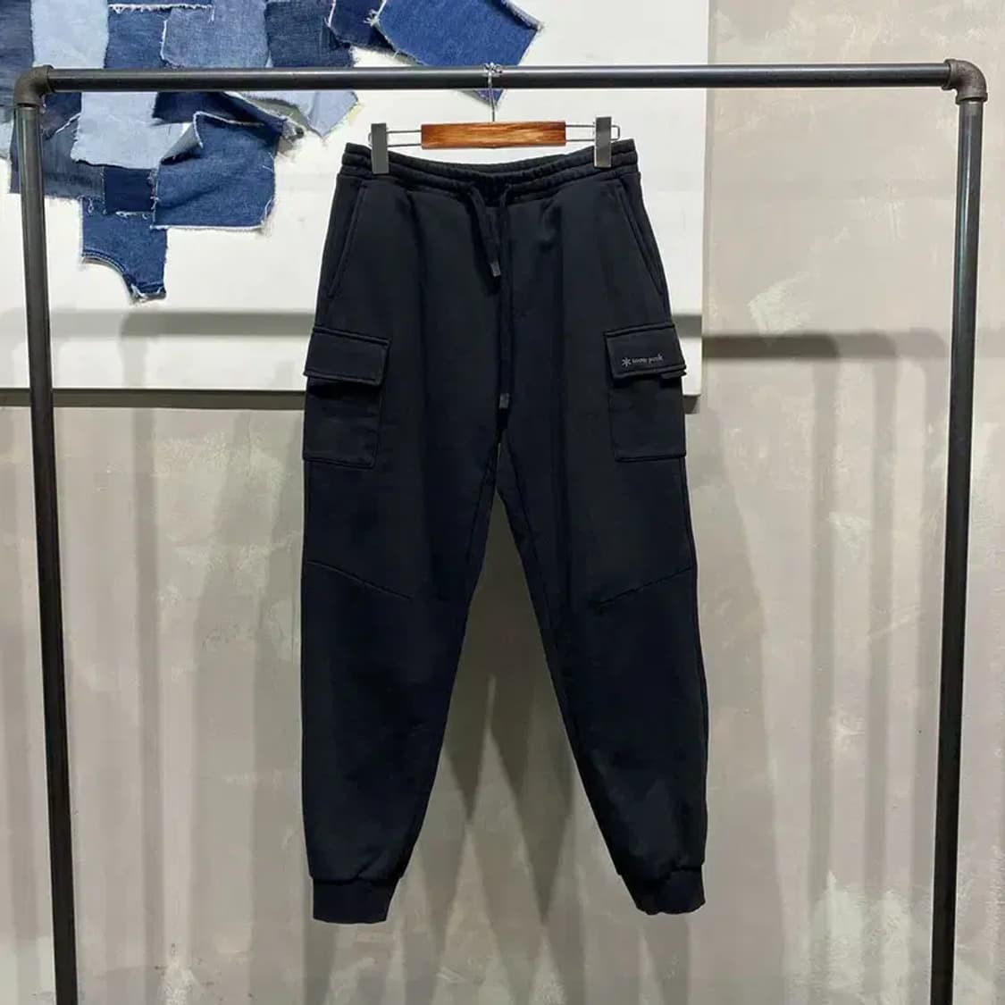 (25~27인치) 스노우피크 여성 캐주얼 밴딩 카고 조거팬츠 바지 상품이미지1