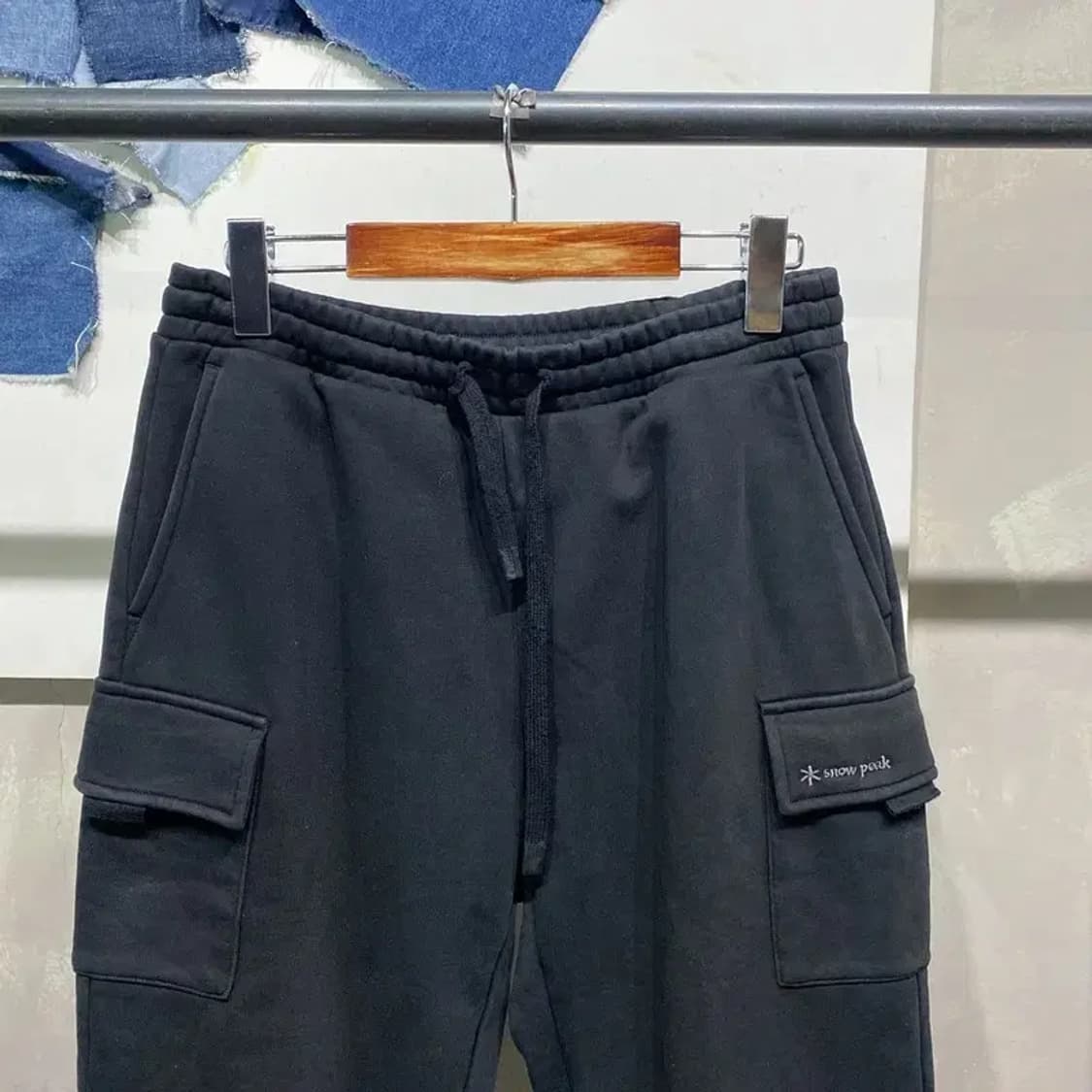 (25~27인치) 스노우피크 여성 캐주얼 밴딩 카고 조거팬츠 바지 상품이미지2