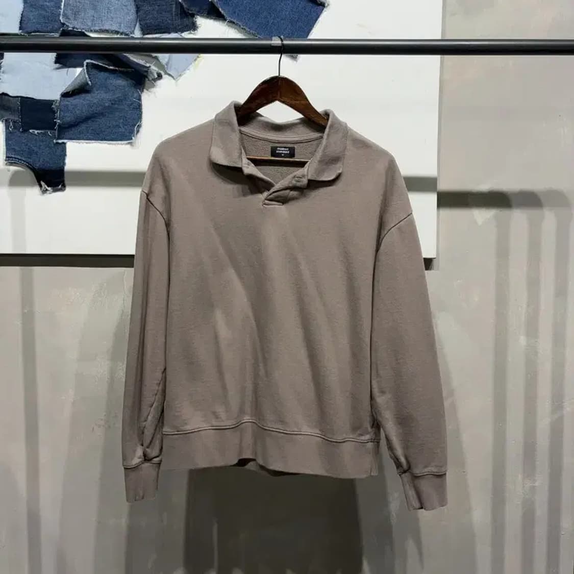 (95) 무신사스탠다드 캐주얼 긴팔 PK 맨투맨 긴팔 티 상품이미지1