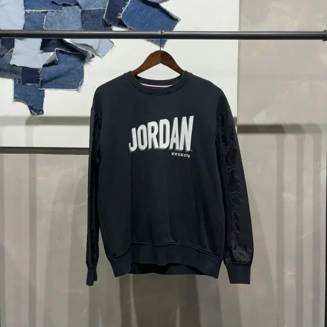 (100) 나이키 조던 캐주얼 프린팅 기모 맨투맨 긴팔 티 상품이미지1