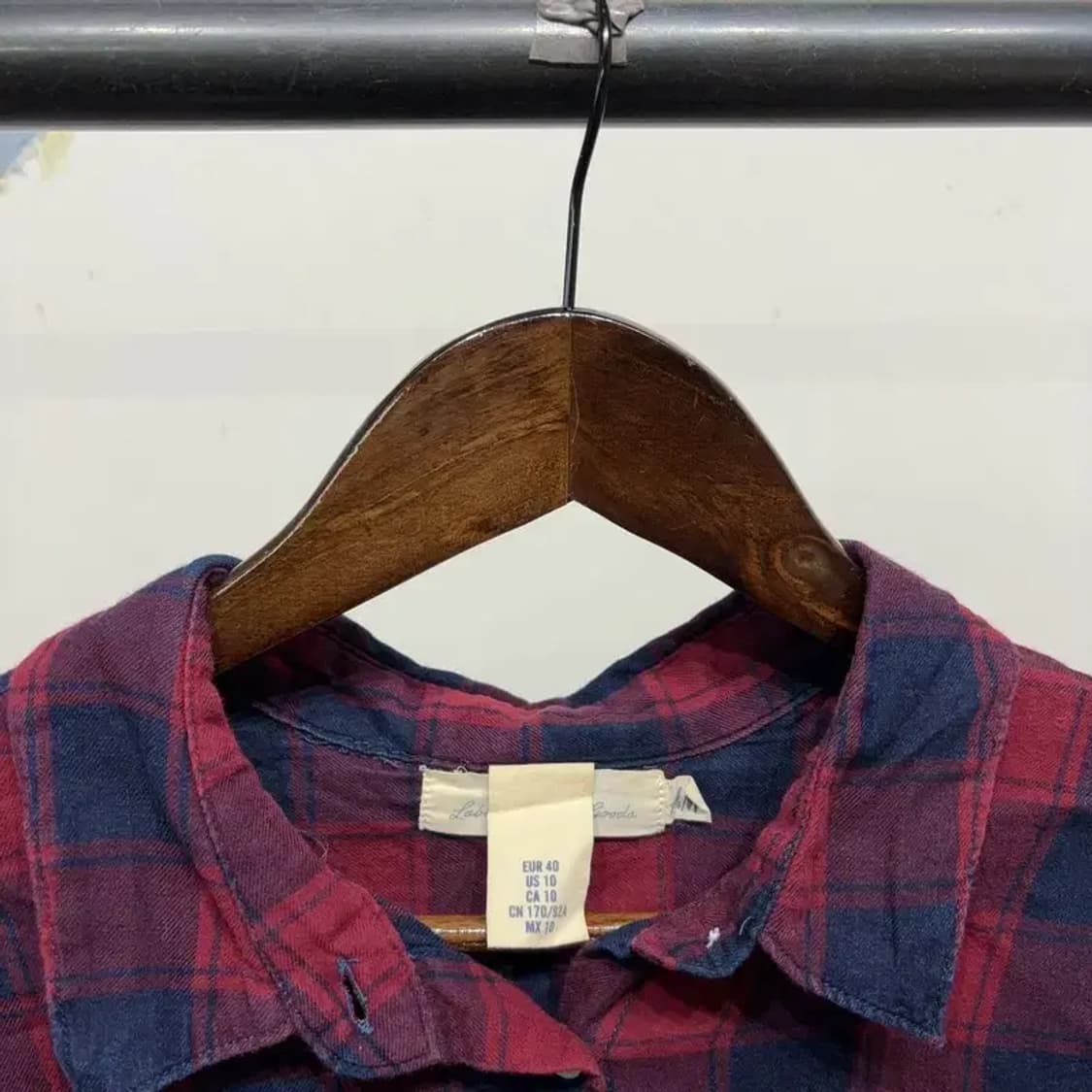 (95)  H.M 흐앤므 여성 캐주얼 체크 셔츠 남방 상품이미지2