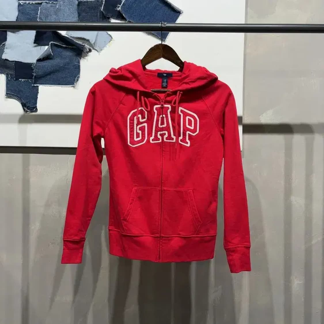 (80) GAP 갭 여성 캐주얼 기모 후드집업 자켓 상품이미지1