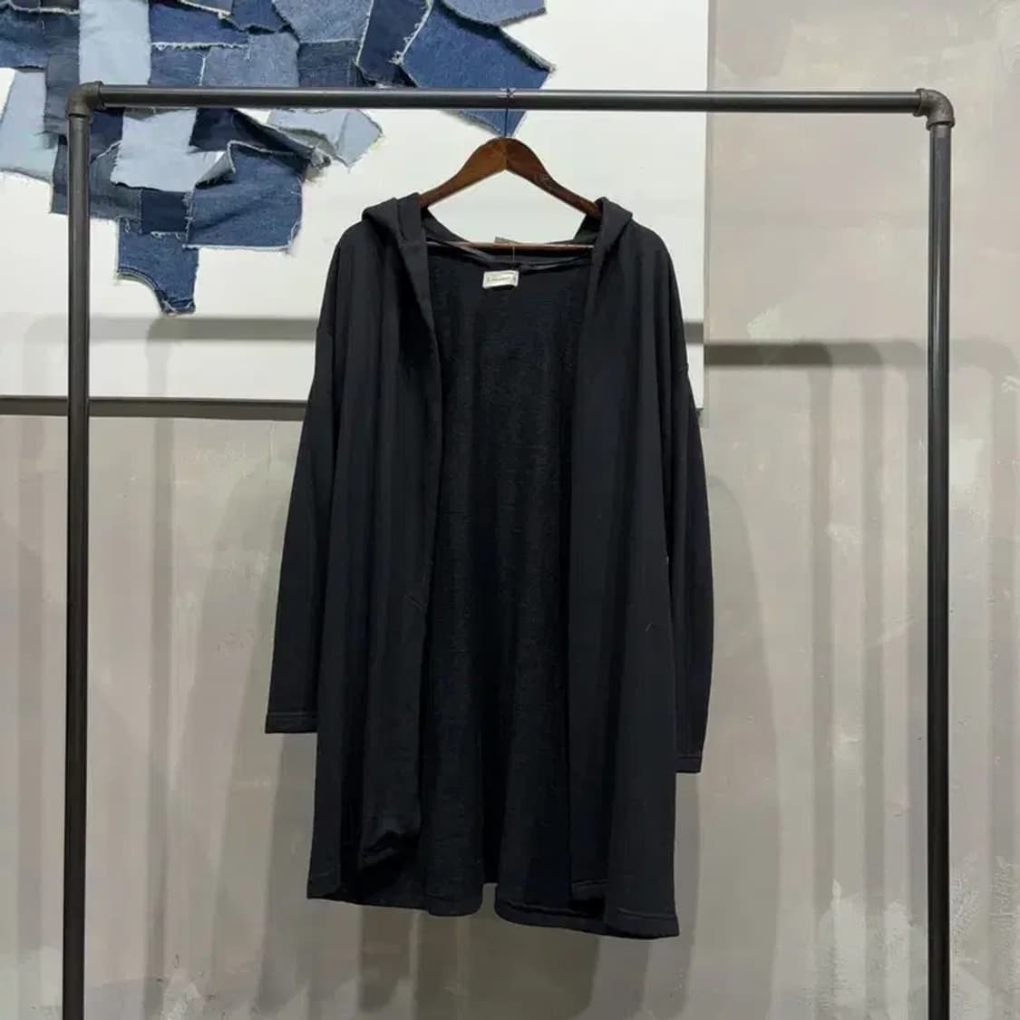 (95) 풀앤베어 여성 캐주얼 후드 롱 가디건 상품이미지1