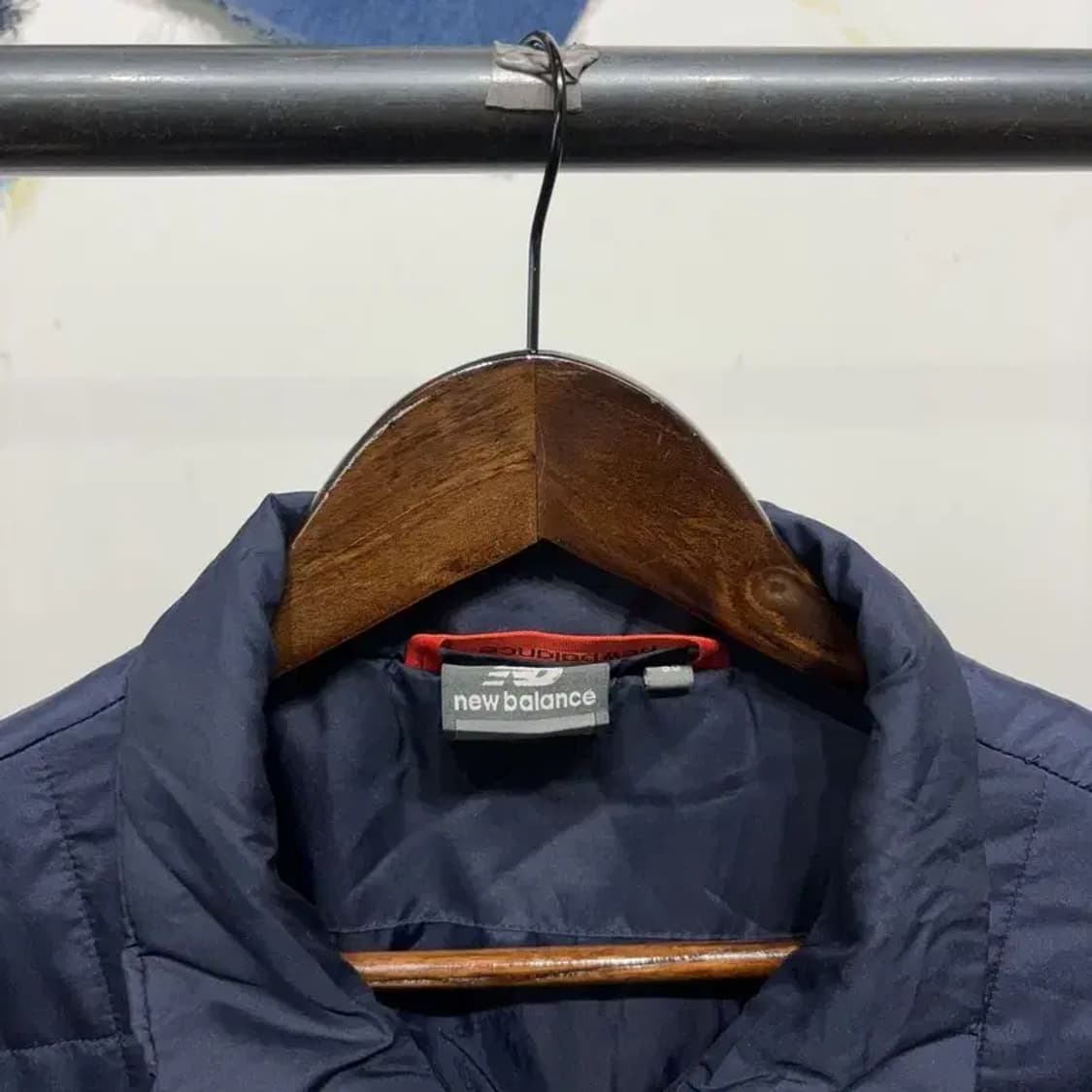 (90) 뉴발란스 스트릿 캐주얼 네이비 경량패딩 자켓 상품이미지2