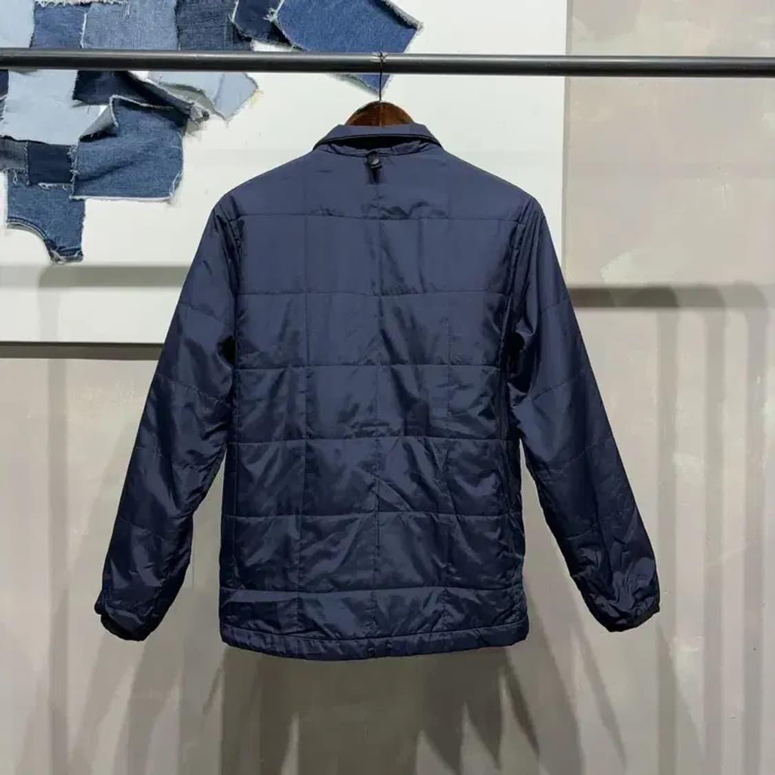 (90) 뉴발란스 스트릿 캐주얼 네이비 경량패딩 자켓 상품이미지5