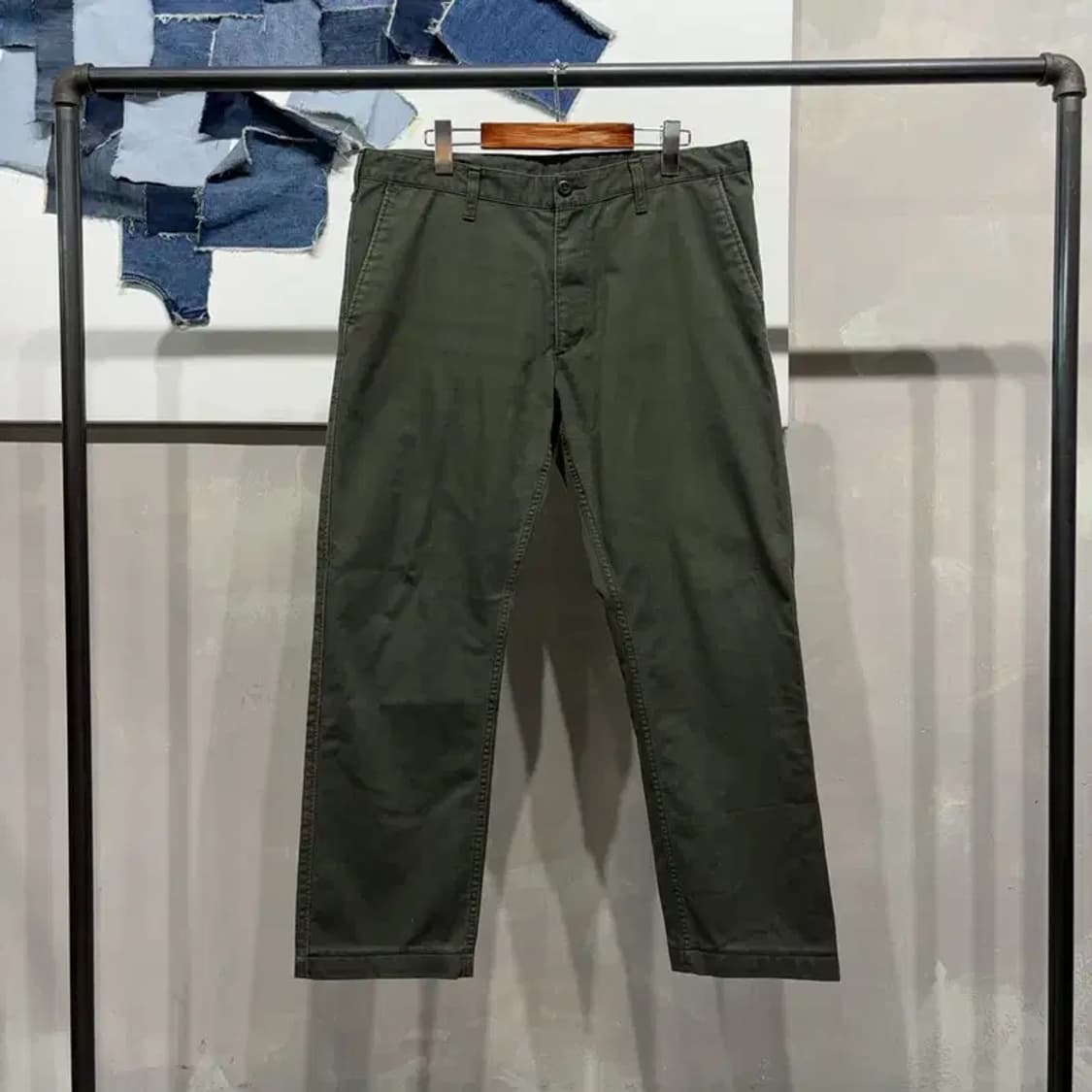 (36인치) 유니클로 빅사이즈 워싱 치노팬츠 코튼바지 상품이미지1