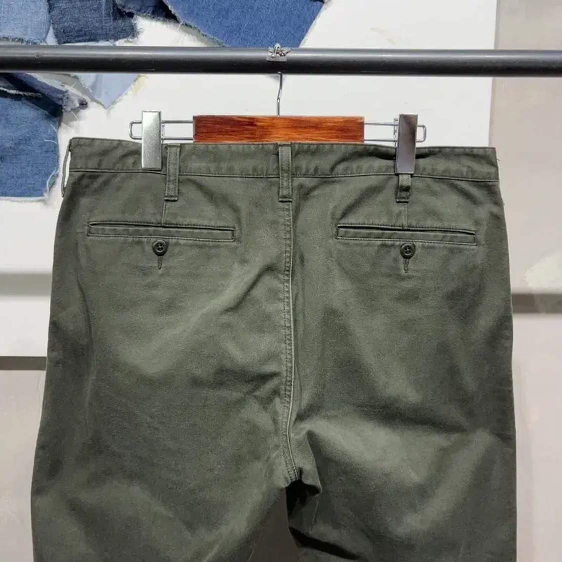 (36인치) 유니클로 빅사이즈 워싱 치노팬츠 코튼바지 상품이미지4