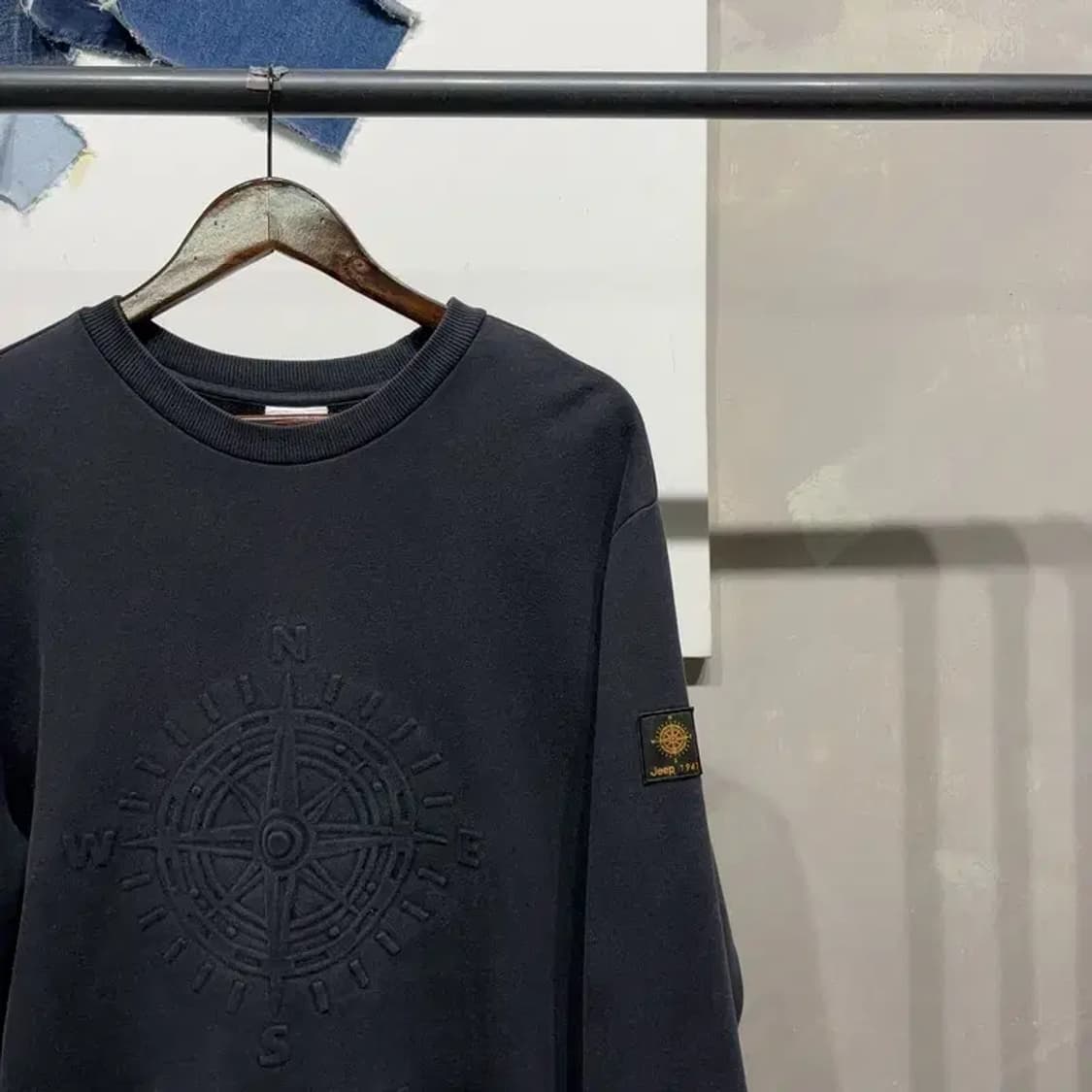 (100) 지프 캐주얼 클래식핏 맨투맨 긴팔 티 상품이미지3