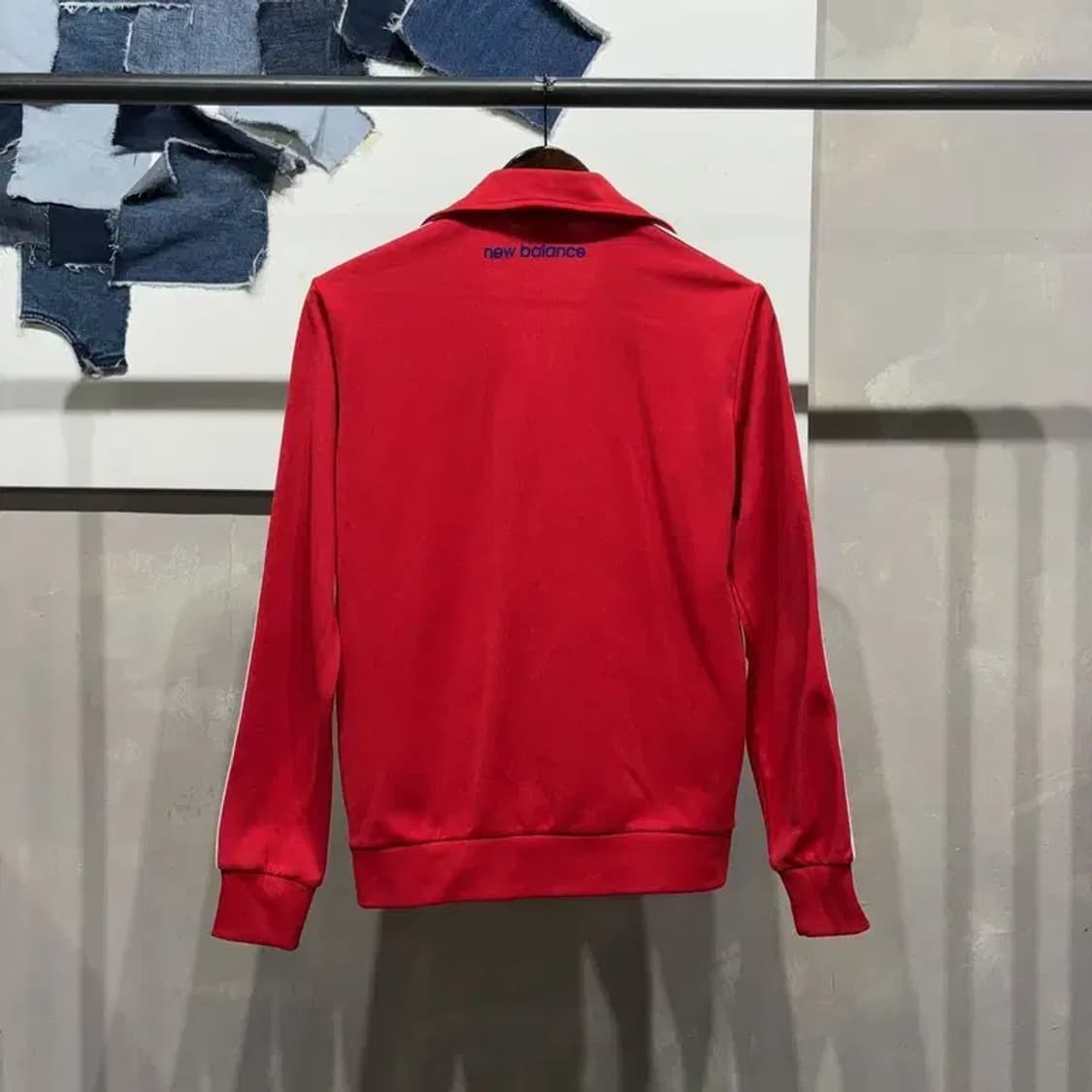 (95) 뉴발란스 스트릿 캐주얼 소매라인 저지 집업 자켓 상품이미지4