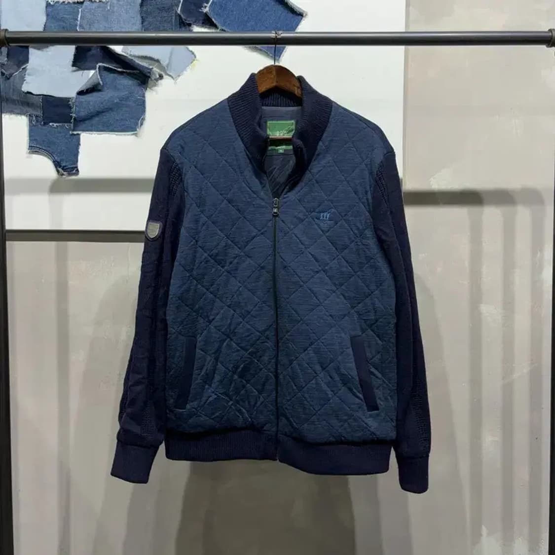 (110) 헨리코튼 골프 스포츠 방풍 니트 집업 자켓 상품이미지1