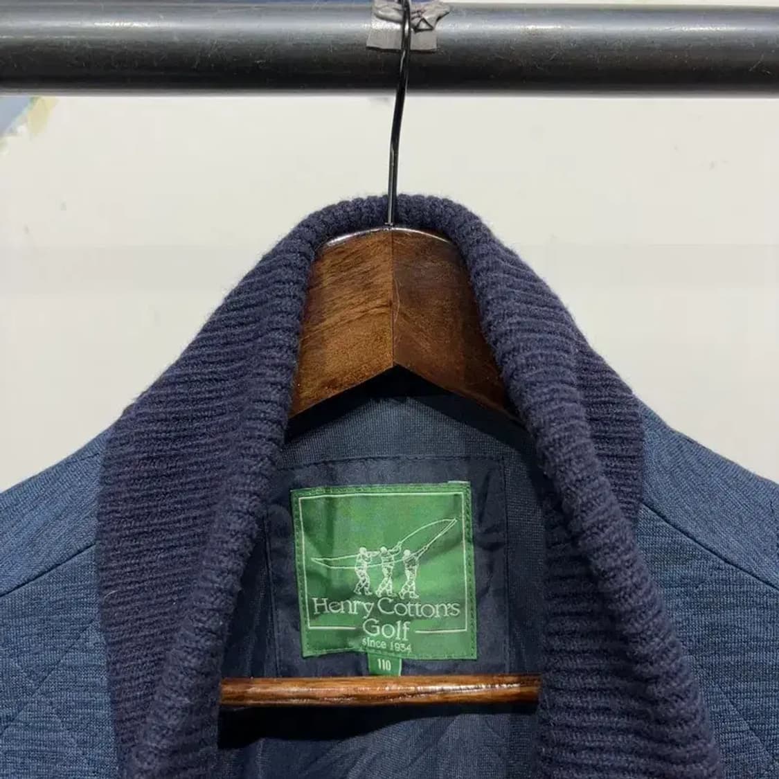 (110) 헨리코튼 골프 스포츠 방풍 니트 집업 자켓 상품이미지2