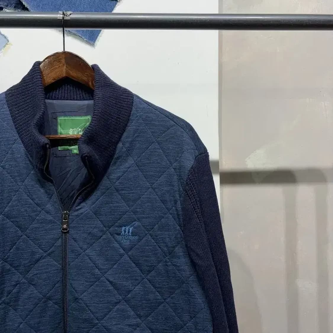 (110) 헨리코튼 골프 스포츠 방풍 니트 집업 자켓 상품이미지3