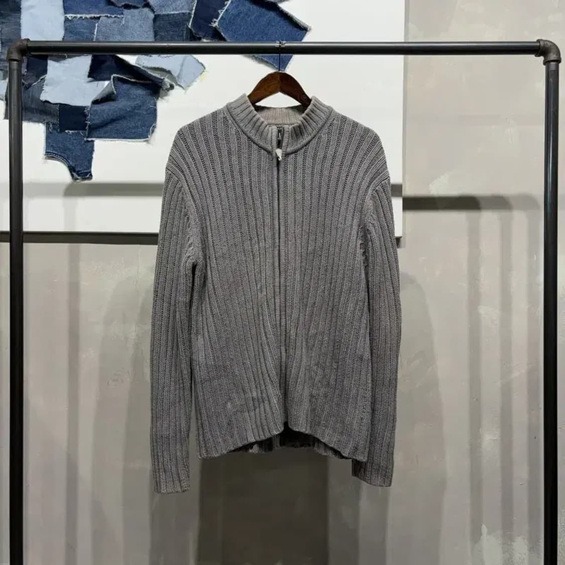 (105) GAP 갭 캐주얼 베이직 니트 집업 자켓 상품이미지1